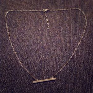 Barbell necklace